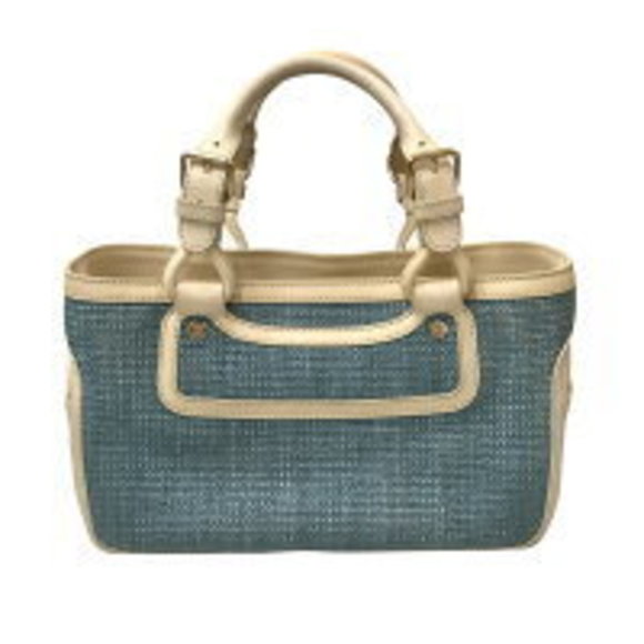 Celine Boogie Bag Tote Saxe Blue Beige Celine - Picture 1 of 9